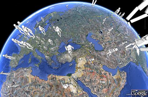 Muzon 3D map in Google Earth .
